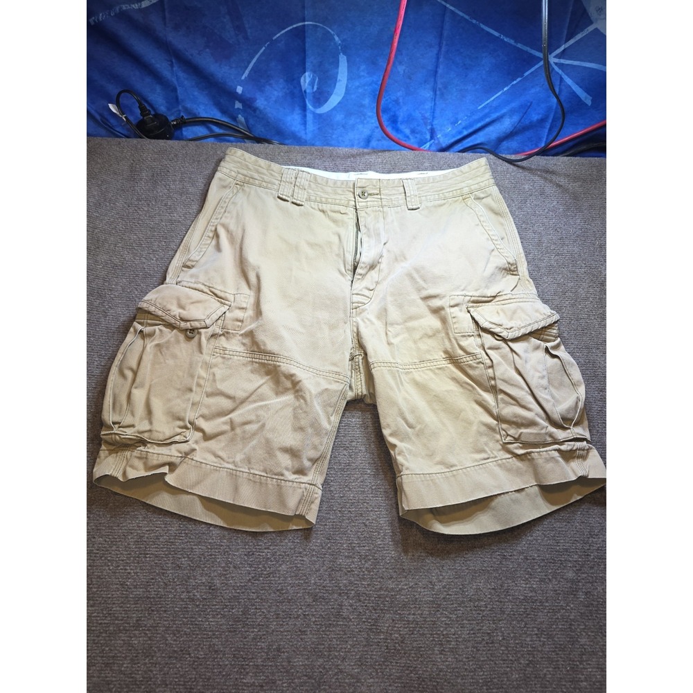 Polo Ralph Lauren Shorts Mens W35 Beige Cargo Combats Utility Military Casual
